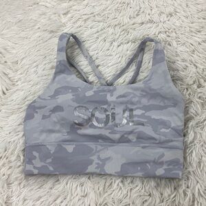 Lululemon Energy Long Line Incognito Camo Jacquard Alpine White Starlight
